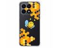 Funda Silicona Antigolpes para Huawei Honor X7a diseño Abeja Dibujos