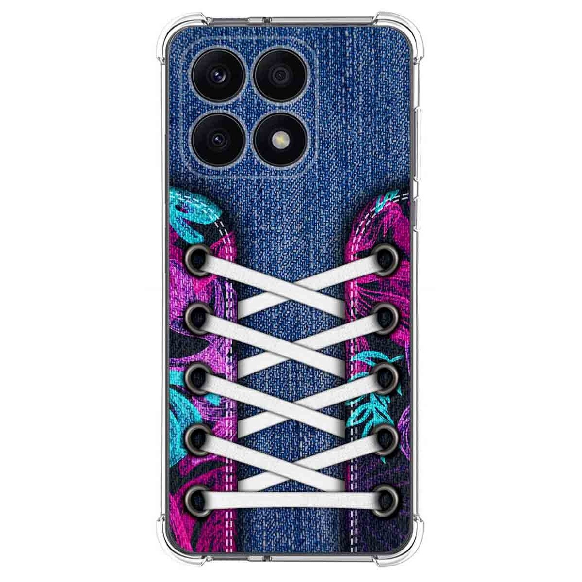 Funda Silicona Antigolpes para Huawei Honor X7a diseño Zapatillas 06 Dibujos