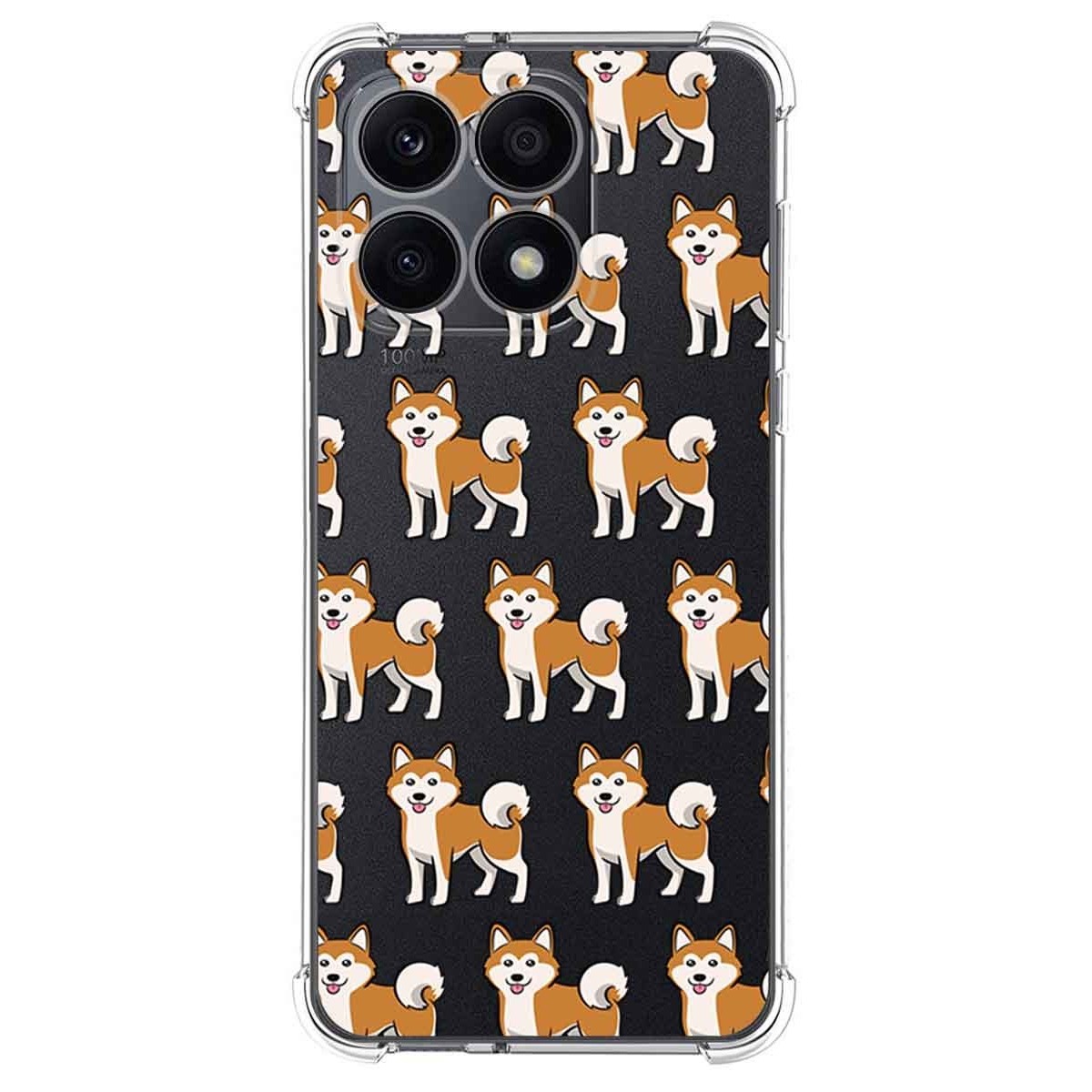 Funda Silicona Antigolpes para Huawei Honor X7a diseño Perros 08 Dibujos