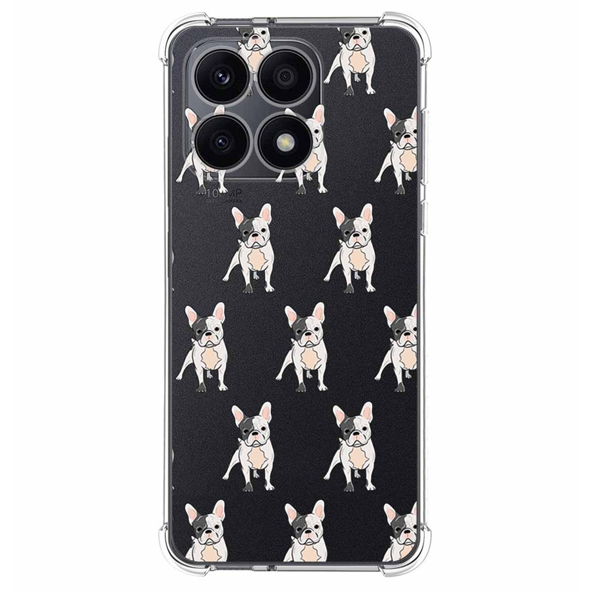 Funda Silicona Antigolpes para Huawei Honor X7a diseño Perros 12 Dibujos