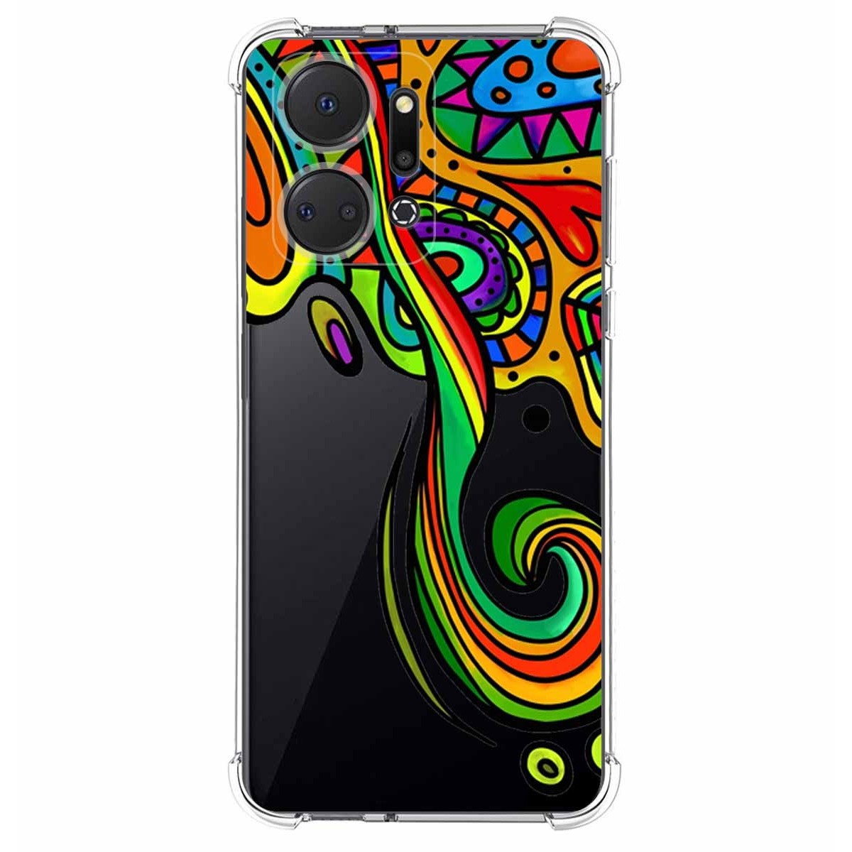Funda Silicona Antigolpes para Huawei Honor X8a diseño Colores Dibujos