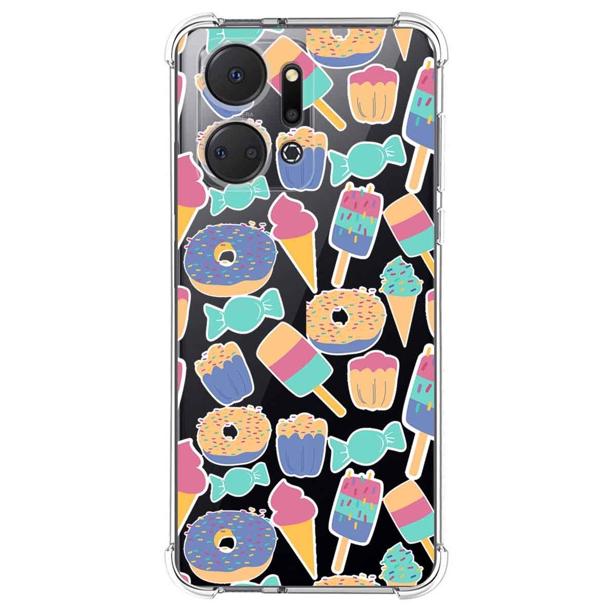 Funda Silicona Antigolpes para Huawei Honor X8a diseño Dulces 02 Dibujos