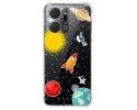 Funda Silicona Antigolpes para Huawei Honor X8a diseño Espacio Dibujos