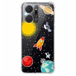 Funda Silicona Antigolpes para Huawei Honor X8a diseño Espacio Dibujos