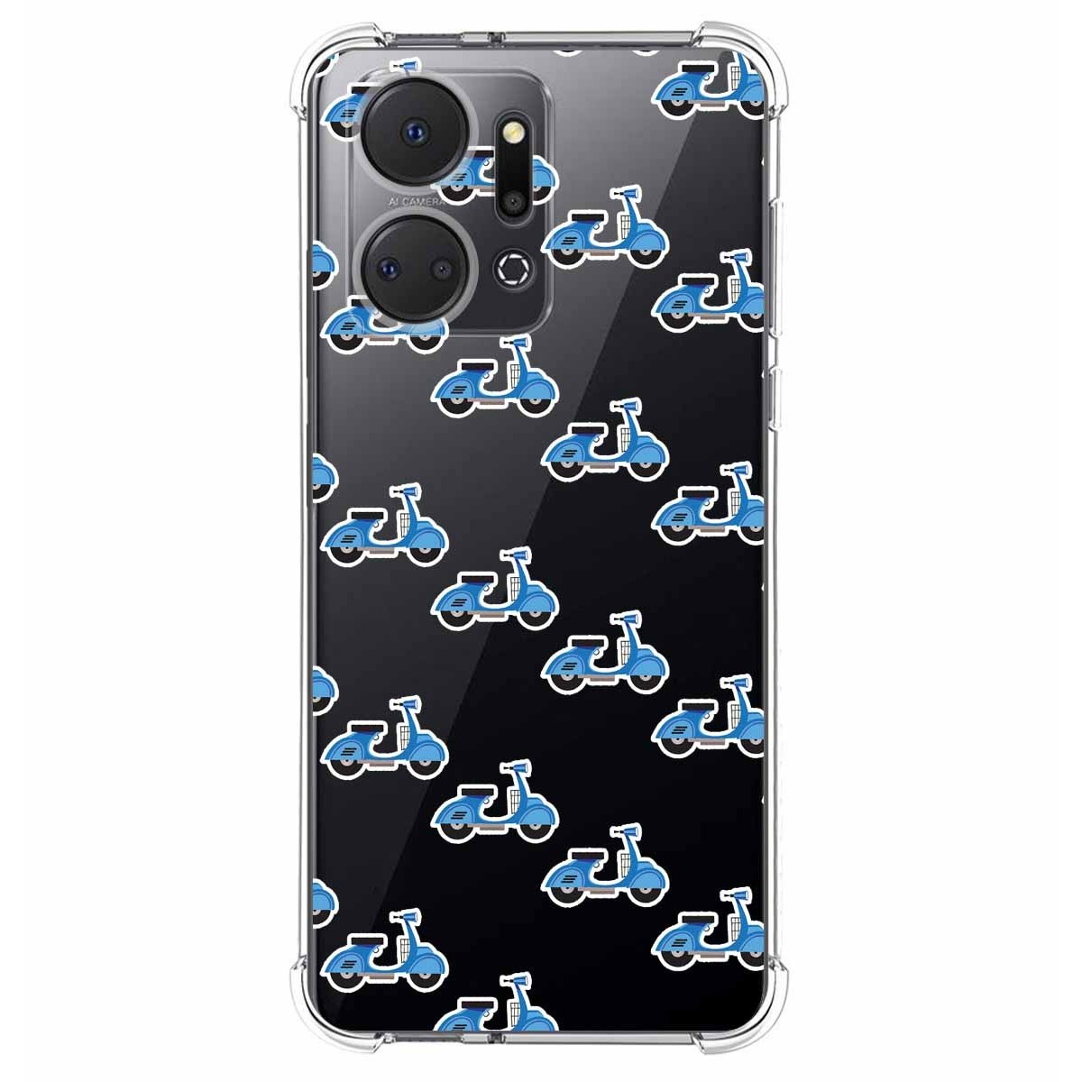 Funda Silicona Antigolpes para Huawei Honor X8a diseño Scooter Dibujos