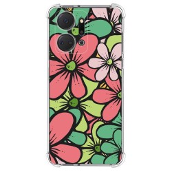 Funda Silicona Antigolpes para Huawei Honor X8a diseño Flores 02 Dibujos