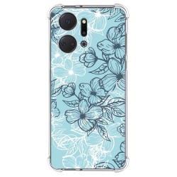 Funda Silicona Antigolpes para Huawei Honor X8a diseño Flores 03 Dibujos