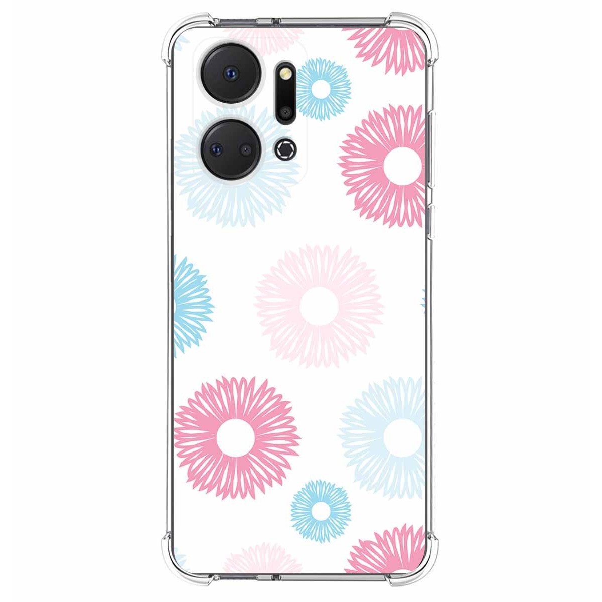 Funda Silicona Antigolpes para Huawei Honor X8a diseño Flores 06 Dibujos
