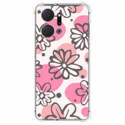 Funda Silicona Antigolpes para Huawei Honor X8a diseño Flores 09 Dibujos