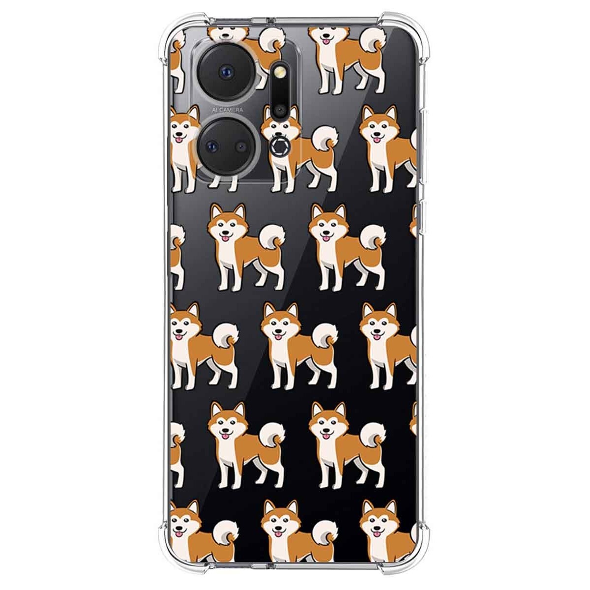 Funda Silicona Antigolpes para Huawei Honor X8a diseño Perros 08 Dibujos