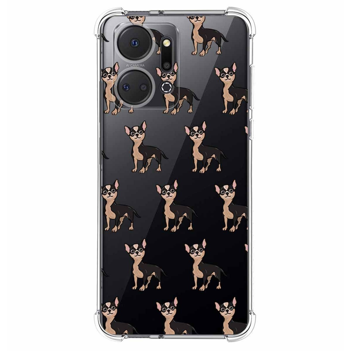 Funda Silicona Antigolpes para Huawei Honor X8a diseño Perros 11 Dibujos