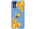 Funda Silicona Líquida Azul compatible con Xiaomi Redmi Note 12 Pro 4G diseño Abeja Dibujos