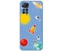 Funda Silicona Líquida Azul compatible con Xiaomi Redmi Note 12 Pro 4G diseño Espacio Dibujos