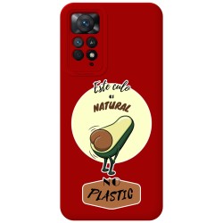 Funda Silicona Líquida Roja para Xiaomi Redmi Note 12 Pro 4G diseño Culo Natural Dibujos