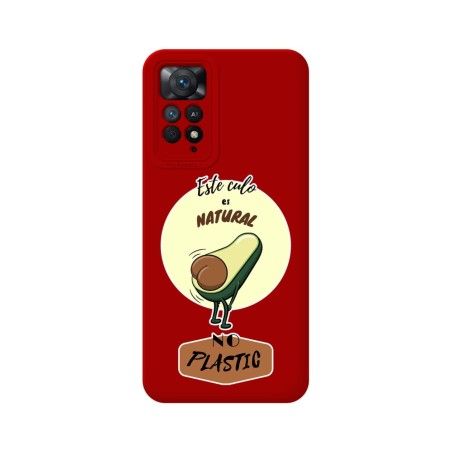 Funda Silicona Líquida Roja compatible con Xiaomi Redmi Note 12 Pro 4G diseño Culo Natural Dibujos