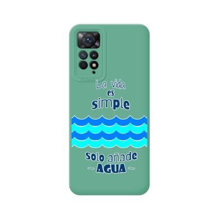 Funda Silicona Líquida Verde compatible con Xiaomi Redmi Note 12 Pro 4G diseño Agua Dibujos