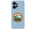 Funda Silicona Líquida Azul compatible con Xiaomi Redmi Note 12 4G diseño Adventure Dibujos