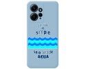 Funda Silicona Líquida Azul compatible con Xiaomi Redmi Note 12 4G diseño Agua Dibujos