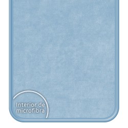 Funda Silicona Líquida Azul para Xiaomi Redmi Note 12 4G diseño Vegan Life Dibujos