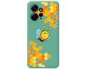 Funda Silicona Líquida Verde compatible con Xiaomi Redmi Note 12 4G diseño Abeja Dibujos