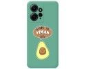 Funda Silicona Líquida Verde compatible con Xiaomi Redmi Note 12 4G diseño Vegan Life Dibujos