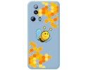 Funda Silicona Líquida Azul compatible con Xiaomi 13 Lite 5G diseño Abeja Dibujos