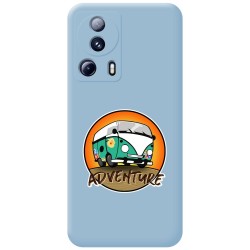 Funda Silicona Líquida Azul compatible con Xiaomi 13 Lite 5G diseño Adventure Dibujos
