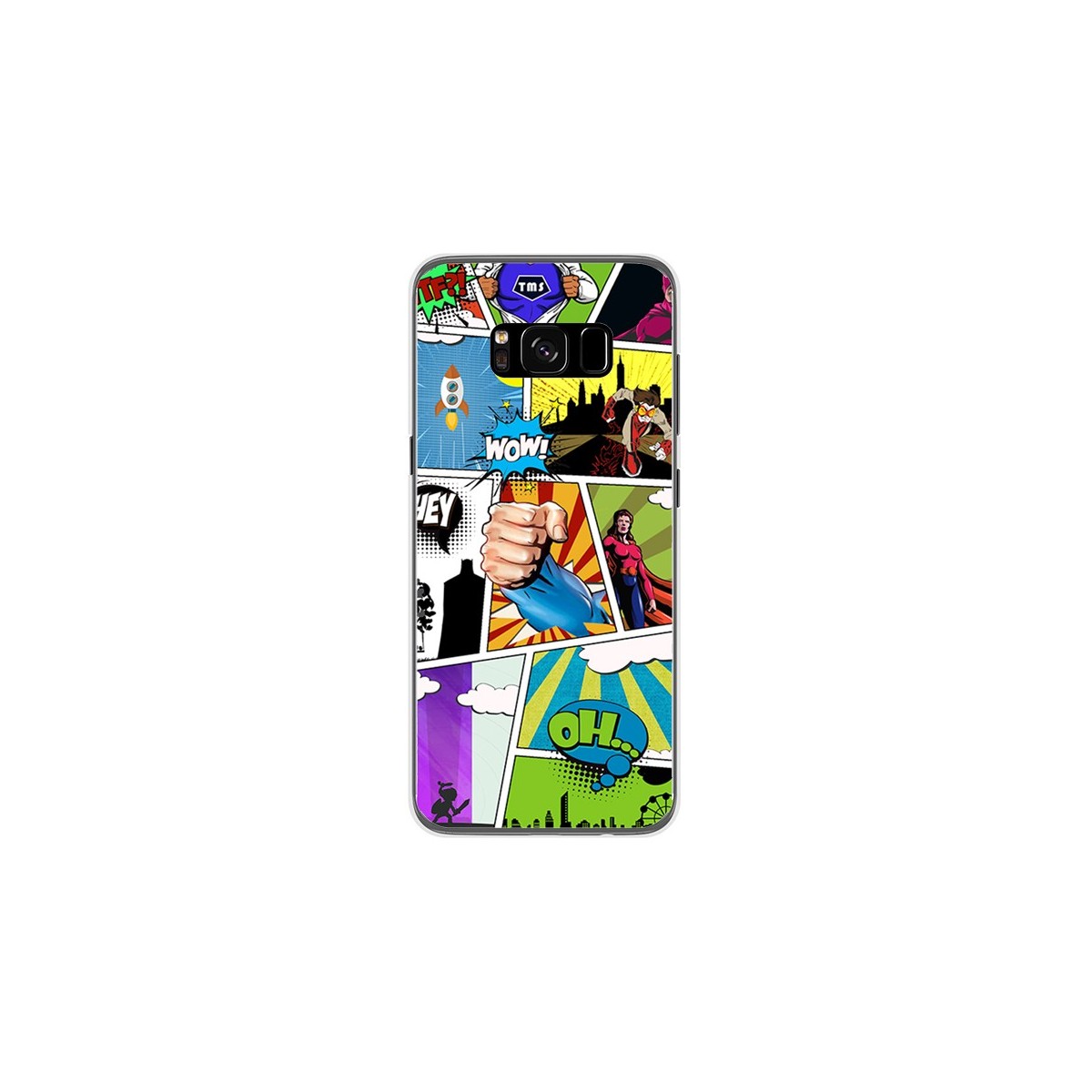 Funda Gel Tpu para Samsung Galaxy S8 Diseño Comic Dibujos