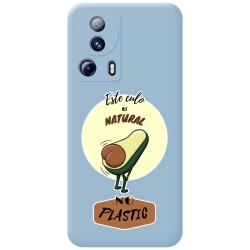 Funda Silicona Líquida Azul compatible con Xiaomi 13 Lite 5G diseño Culo Natural Dibujos