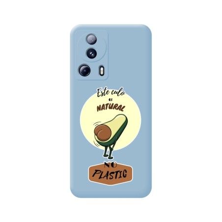 Funda Silicona Líquida Azul compatible con Xiaomi 13 Lite 5G diseño Culo Natural Dibujos