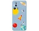 Funda Silicona Líquida Azul compatible con Xiaomi 13 Lite 5G diseño Espacio Dibujos