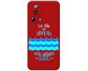 Funda Silicona Líquida Roja compatible con Xiaomi 13 Lite 5G diseño Agua Dibujos
