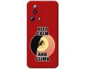Funda Silicona Líquida Roja compatible con Xiaomi 13 Lite 5G diseño Mujer Escalada Dibujos