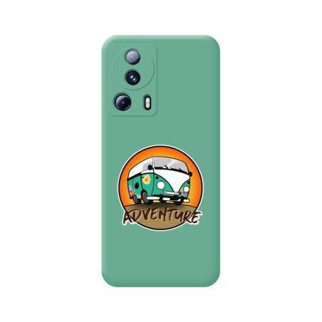 Funda Silicona Líquida Verde compatible con Xiaomi 13 Lite 5G diseño Adventure Dibujos