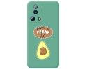 Funda Silicona Líquida Verde compatible con Xiaomi 13 Lite 5G diseño Vegan Life Dibujos