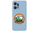 Funda Silicona Líquida Azul para Huawei Honor X7a diseño Adventure Dibujos