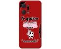 Funda Silicona Líquida Roja para Huawei Honor X7a diseño Vaca Dibujos