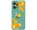 Funda Silicona Líquida Verde para Huawei Honor X7a diseño Abeja Dibujos