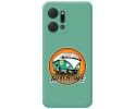 Funda Silicona Líquida Verde para Huawei Honor X7a diseño Adventure Dibujos