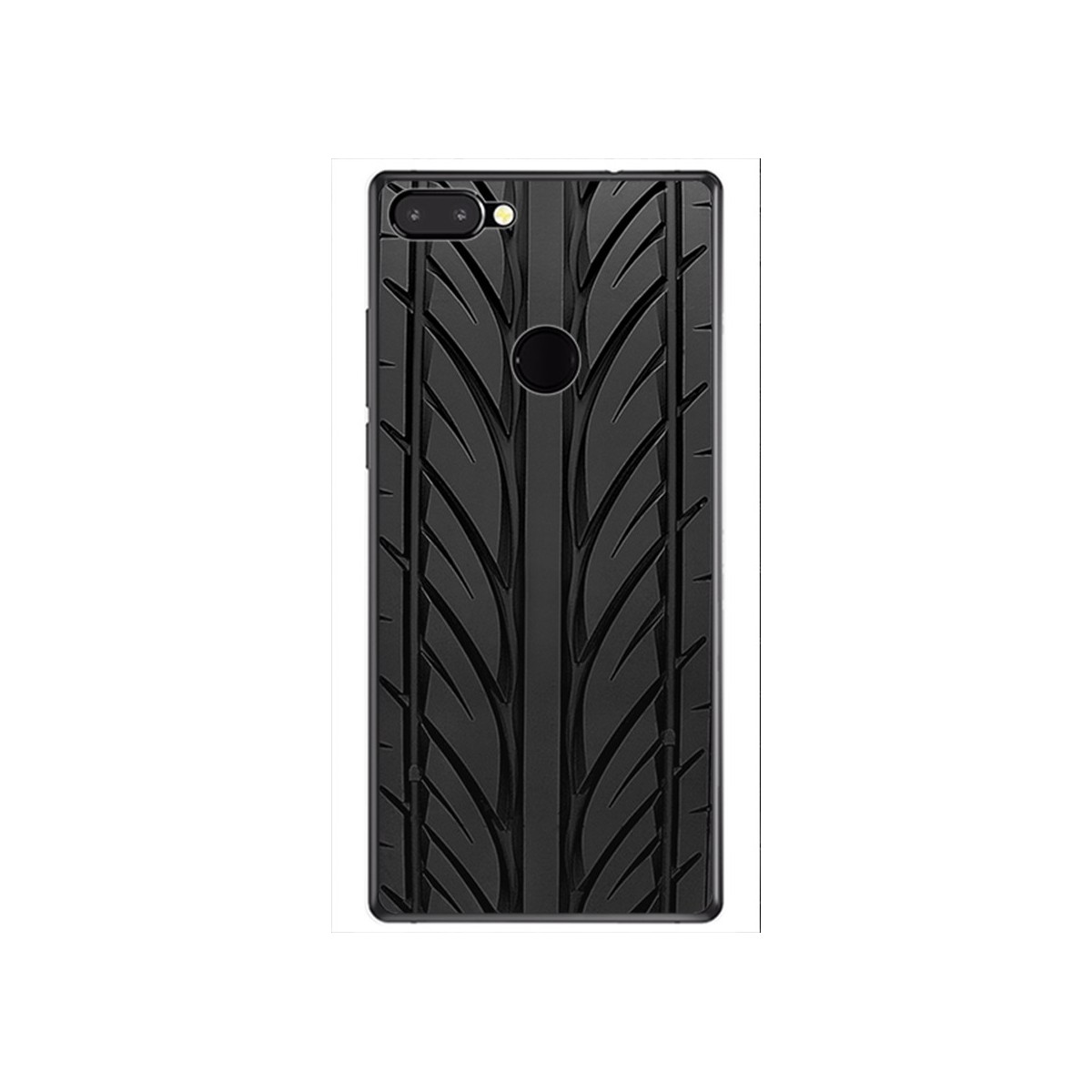 Funda Gel Tpu para Vernee Mix 2 Diseño Neumatico Dibujos