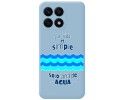 Funda Silicona Líquida Azul para Huawei Honor X8a diseño Agua Dibujos