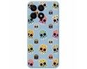Funda Silicona Líquida Azul para Huawei Honor X8a diseño Catrina Dibujos