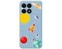 Funda Silicona Líquida Azul para Huawei Honor X8a diseño Espacio Dibujos