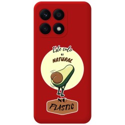 Funda Silicona Líquida Roja para Huawei Honor X8a diseño Culo Natural Dibujos