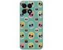 Funda Silicona Líquida Verde para Huawei Honor X8a diseño Catrina Dibujos