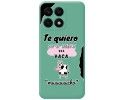 Funda Silicona Líquida Verde para Huawei Honor X8a diseño Vaca Dibujos