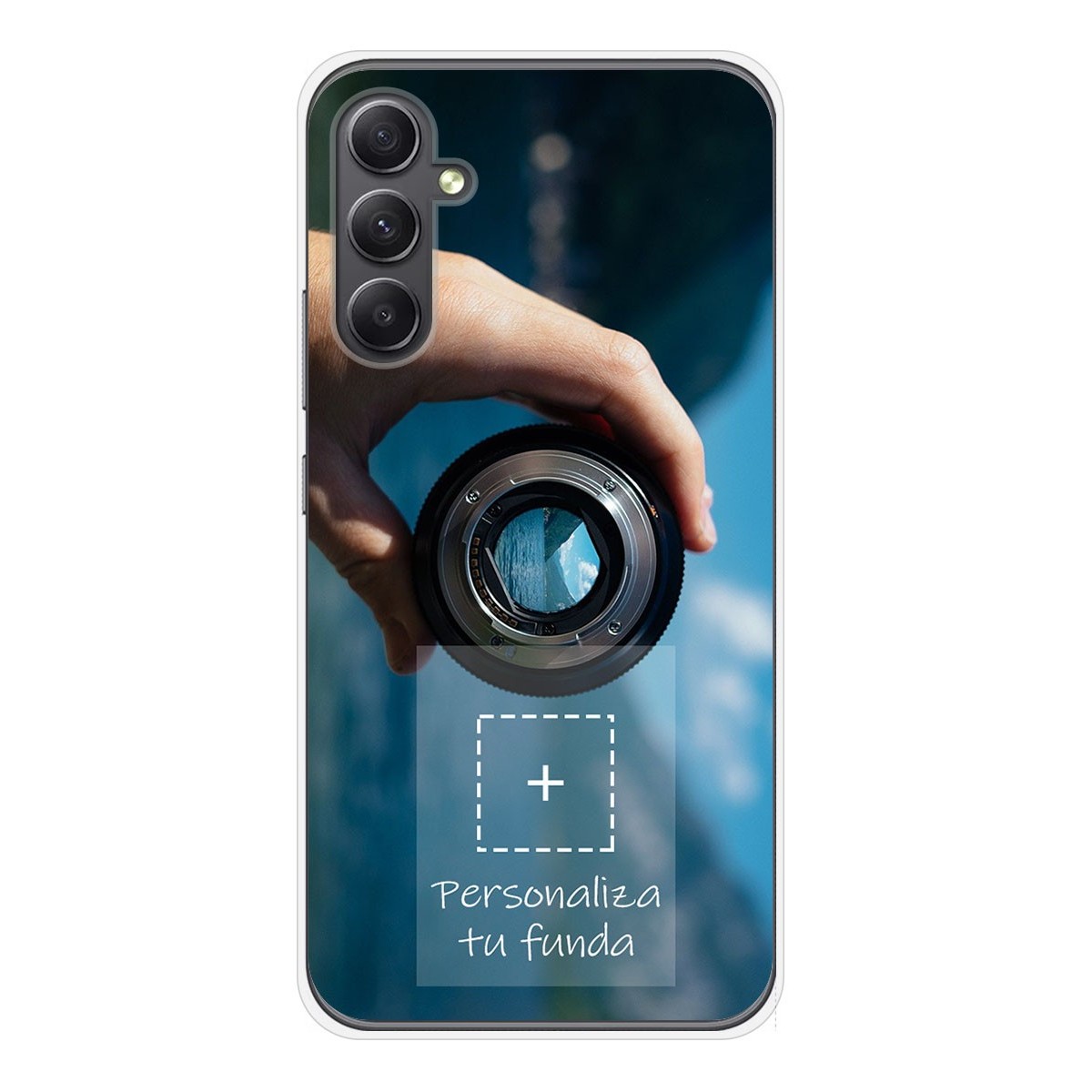Personaliza tu Funda Doble Pc + Tpu 360 con tu Fotografia para Samsung Galaxy A34 5G Dibujo Personalizada