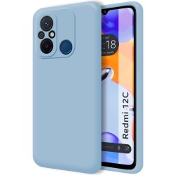 Funda Silicona Líquida Ultra Suave compatible con Xiaomi Redmi 12C color Azul