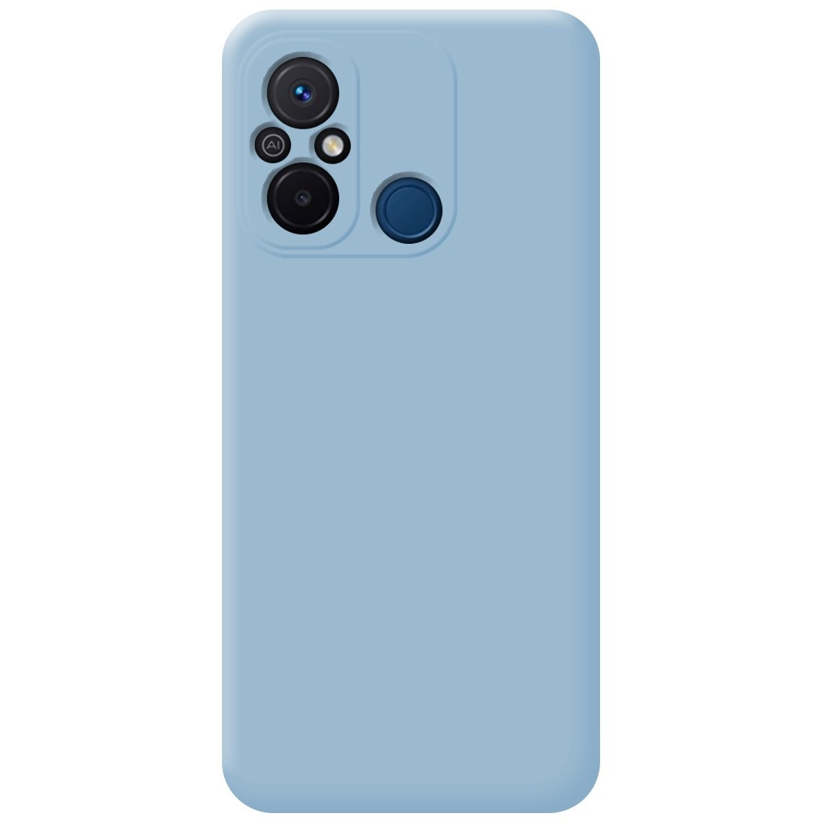 Funda Silicona Líquida Ultra Suave compatible con Xiaomi Redmi 12C color Azul
