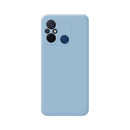 Funda Silicona Líquida Ultra Suave compatible con Xiaomi Redmi 12C color Azul
